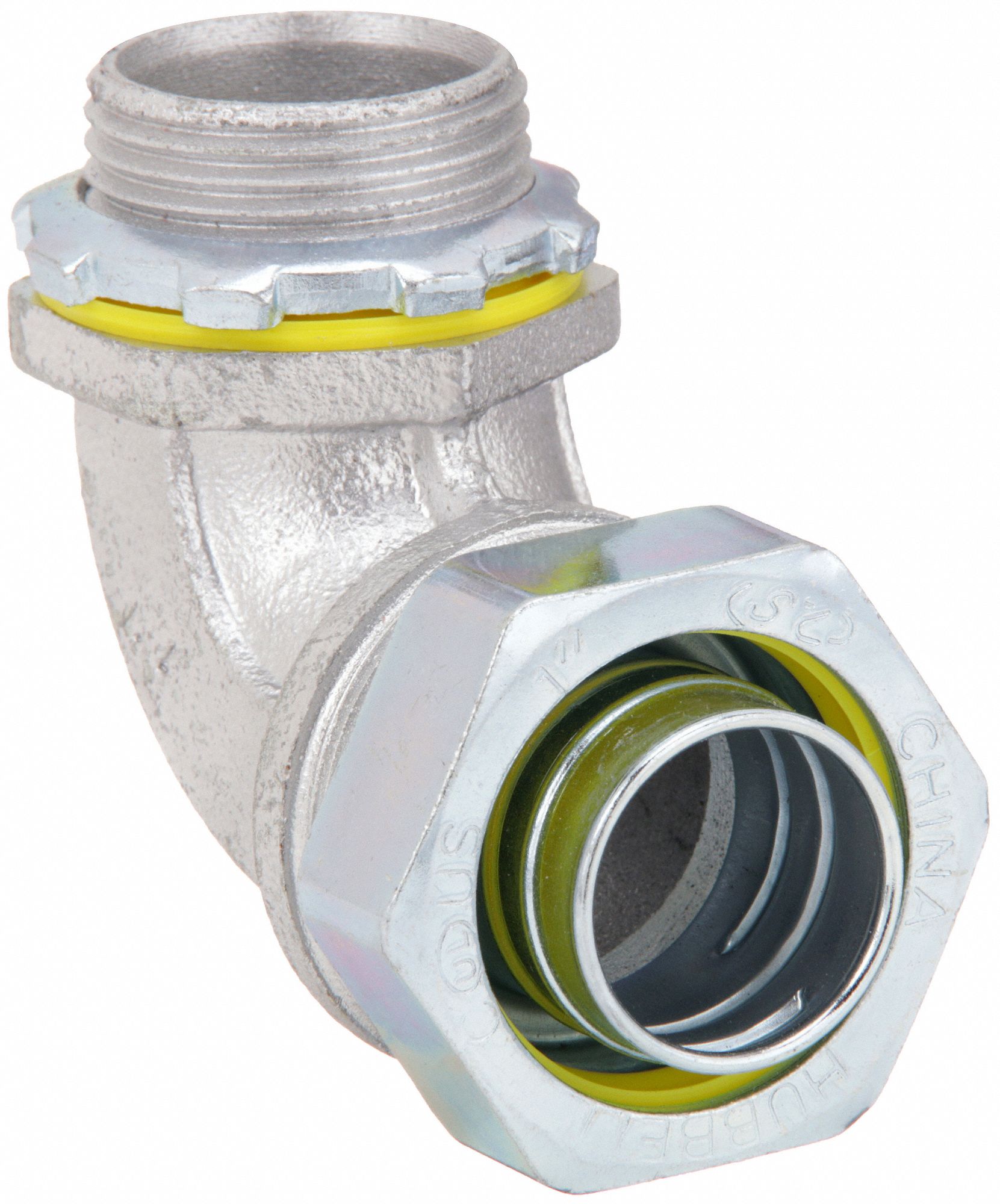 LIQUID-TIGHT CONDUIT FITTING, STEEL/IRON, 1 IN TRADE SIZE, NON-INSULATED, 90 °  ELBOW