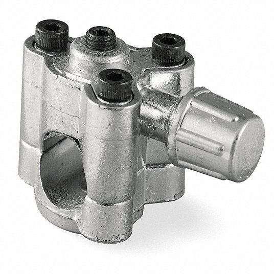 Refrigeration Line Piercing Valve: 1/2 in and 5/8 in OD Connection Size, Aluminum