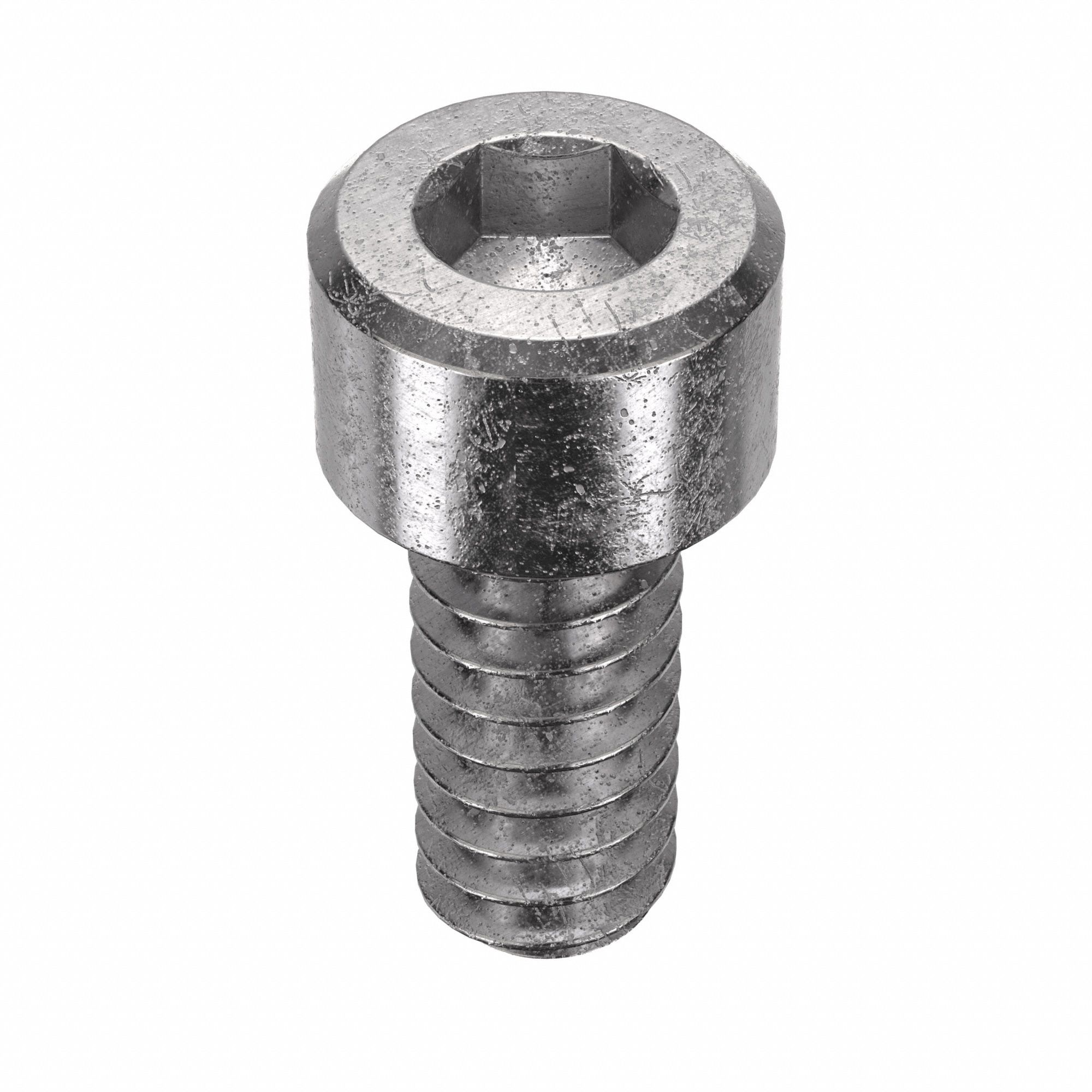 Socket Head Cap Screw: #6-32 Thread Size, 5/16 in Lg, Std, Plain, Stainless Steel, 18-8, 100 PK