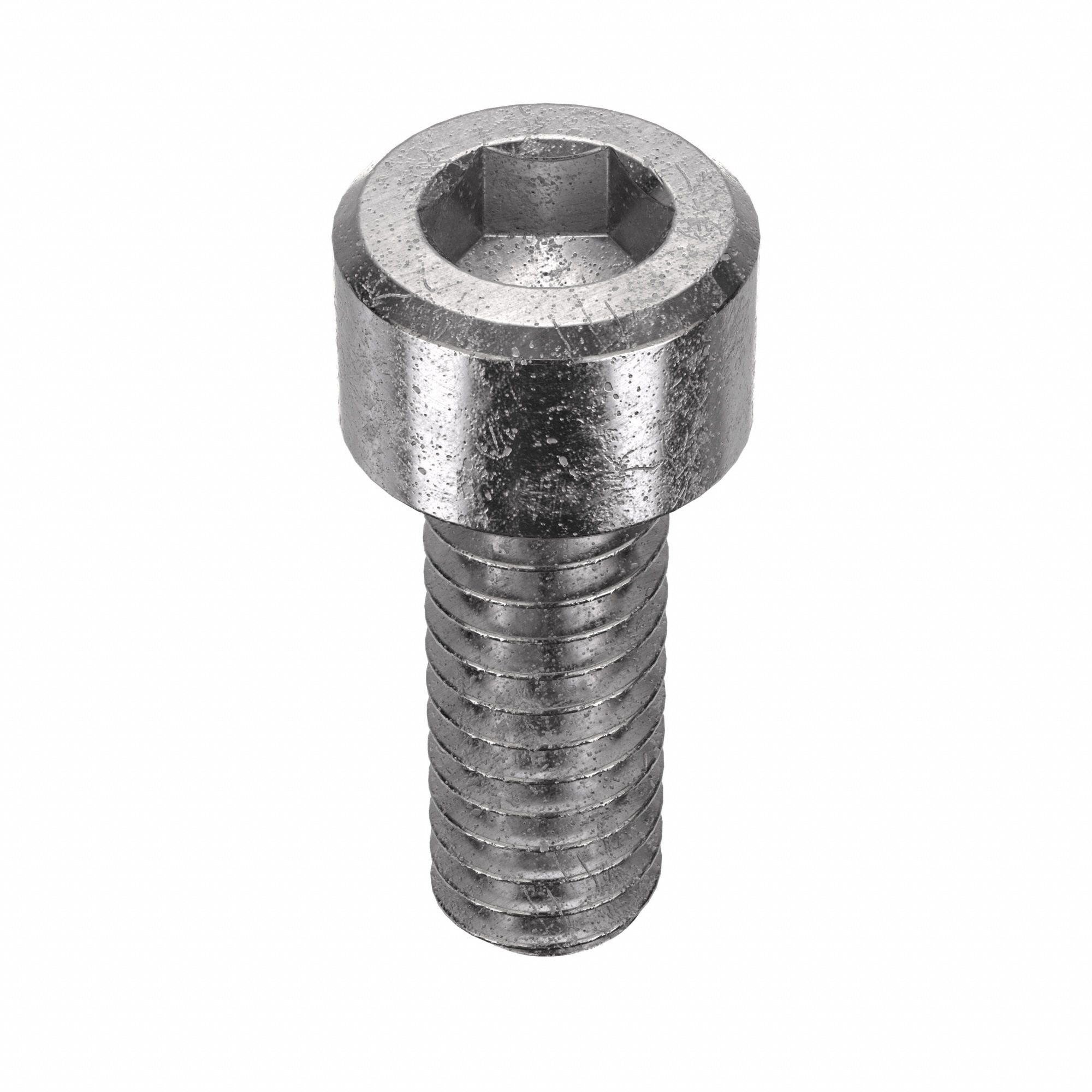 Socket Head Cap Screw: #8-32 Thread Size, 7/16 in Lg, Std, Plain, Stainless Steel, 18-8, 100 PK