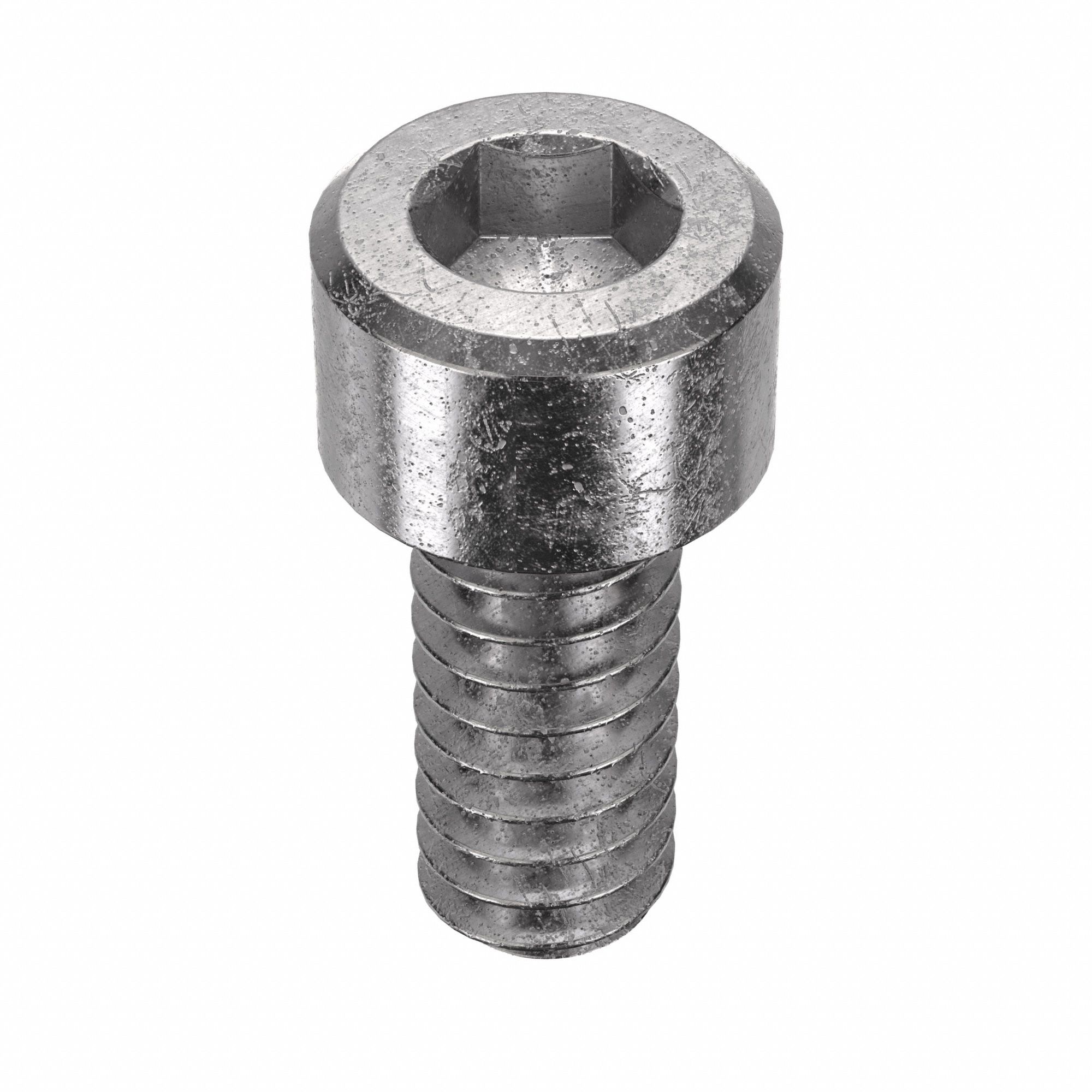 Socket Head Cap Screw: #10-24 Thread Size, 7/16 in Lg, Std, Plain, Stainless Steel, 18-8, 100 PK