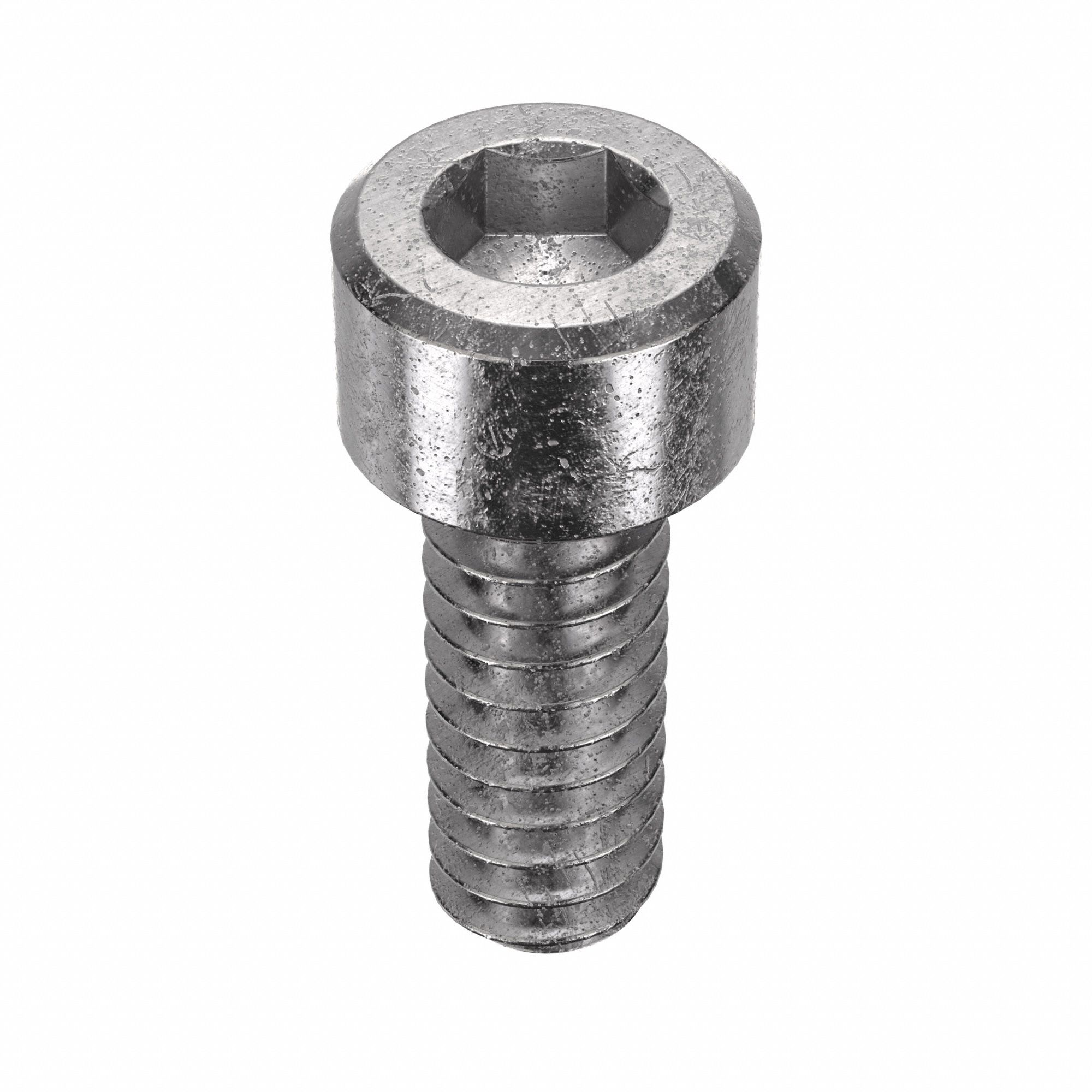 Socket Head Cap Screw: #10-24 Thread Size, 1/2 in Lg, Std, Plain, Stainless Steel, 18-8, 100 PK
