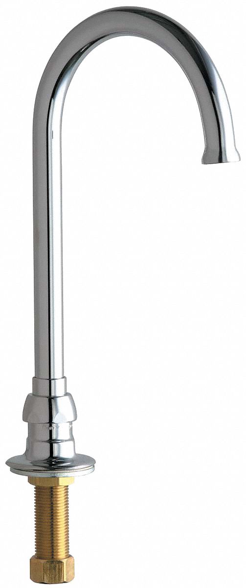 Gooseneck Faucet Spout, Fits Chicago Faucets Brand, Spout 6XAF3626