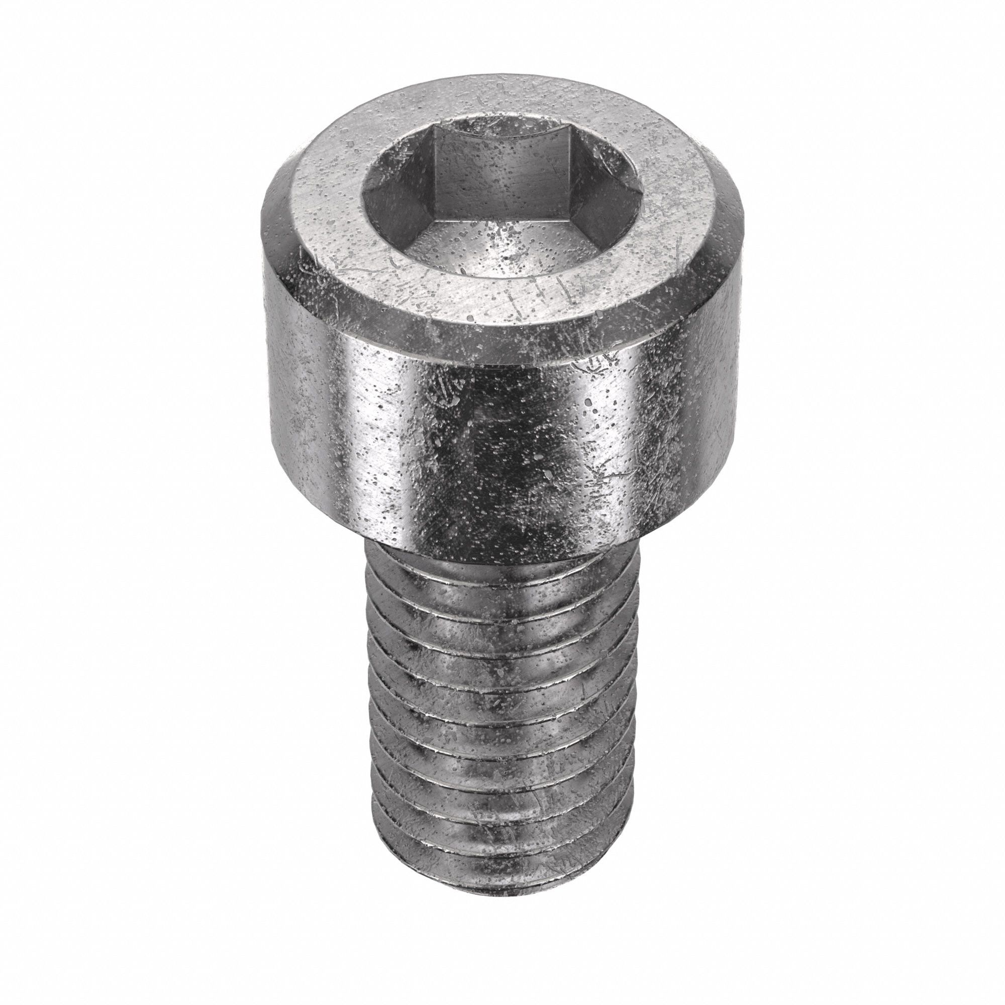 Socket Head Cap Screw: #10-32 Thread Size, 3/8 in Lg, Std, Plain, Stainless Steel, 18-8, 100 PK