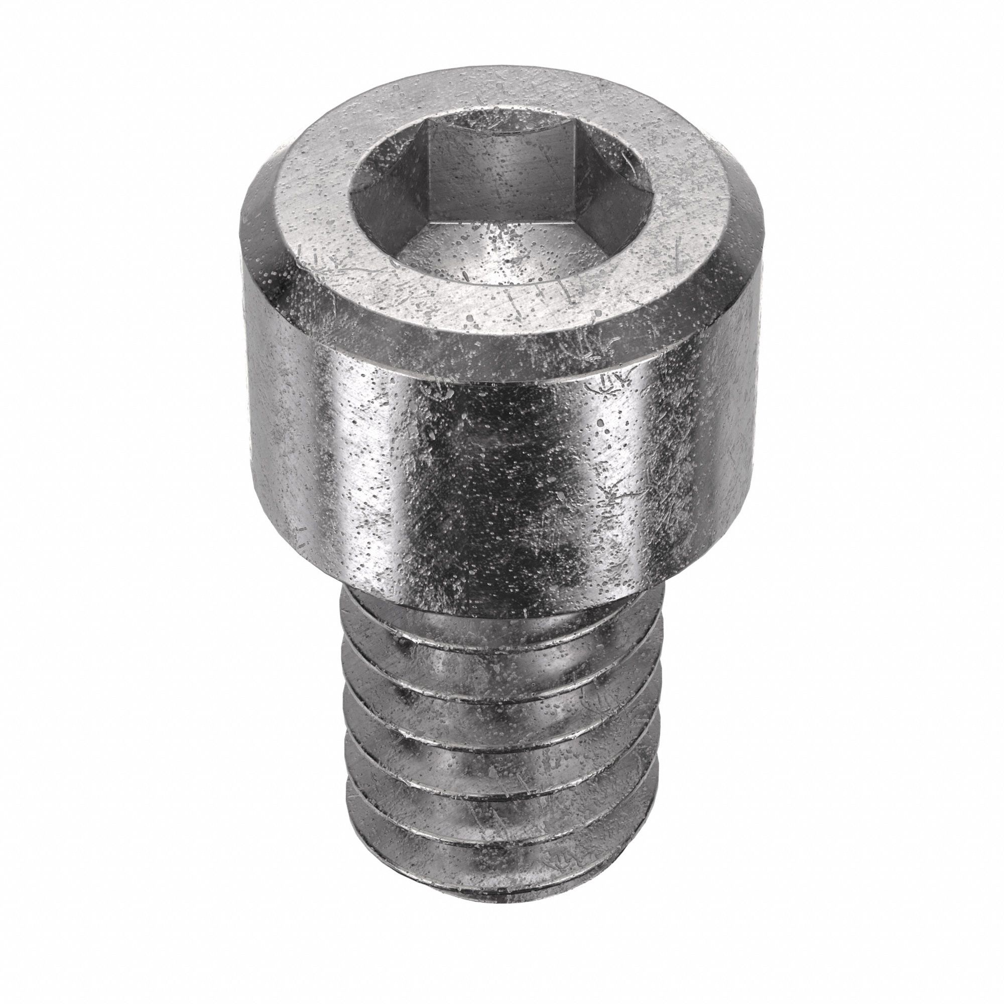 Socket Head Cap Screw: 1/4"-20 Thread Size, 3/8 in Lg, Std, Plain, Stainless Steel, 18-8, 100 PK