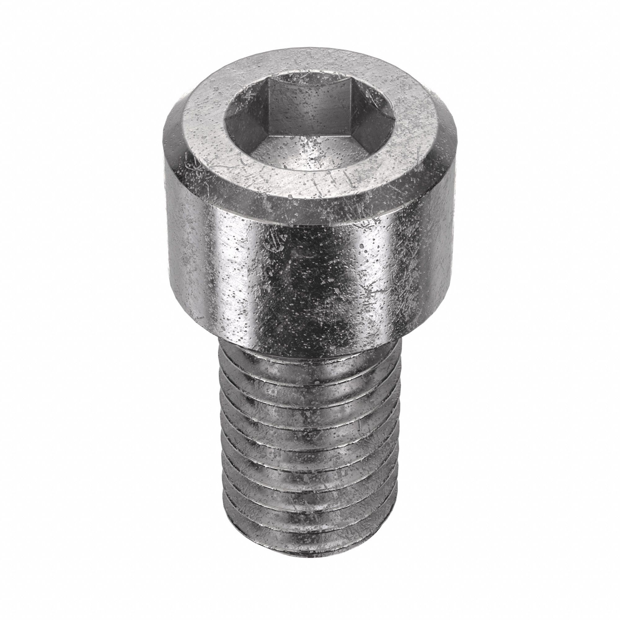 Socket Head Cap Screw: 1/2"-13 Thread Size, 7/8 in Lg, Std, Plain, Stainless Steel, 18-8, 10 PK