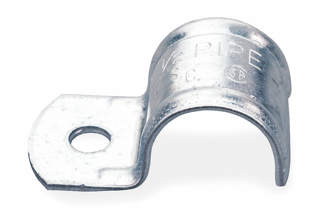 Thomas And Betts Conduit And Pipe Strap Clamp One Hole 38 In Trade Size Steel Imc 3kf71hs 