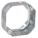 EXTENSION RING, EXTENSION RING, STEEL, GREY, FOR DOUBLE GANGS, 1½ IN OVERALL D