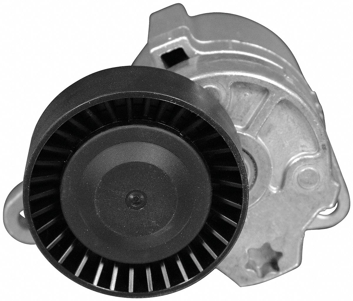 Belt Tensioner: Self-Adjusting Belt Tensioner, 89361, 1 Pulleys, 2 3/4 in Outside Dia