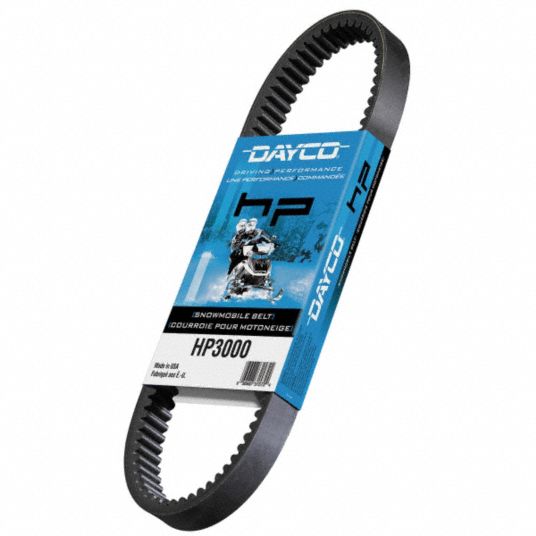 Snow/ATV V-Belt: HP3000, 43.38 in Outside Lg, 1.375 in Top Wd