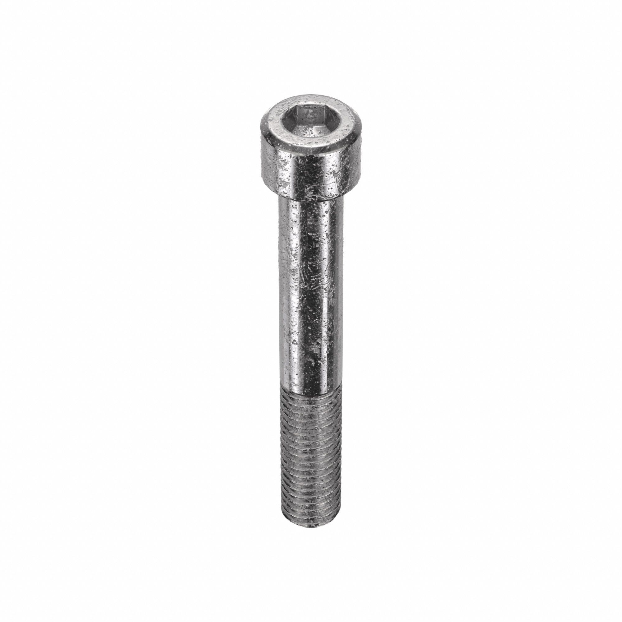 Socket Head Cap Screw: 1/2"-13 Thread Size, 3 1/2 in Lg, Std, Plain, Stainless Steel, 18-8, 5 PK