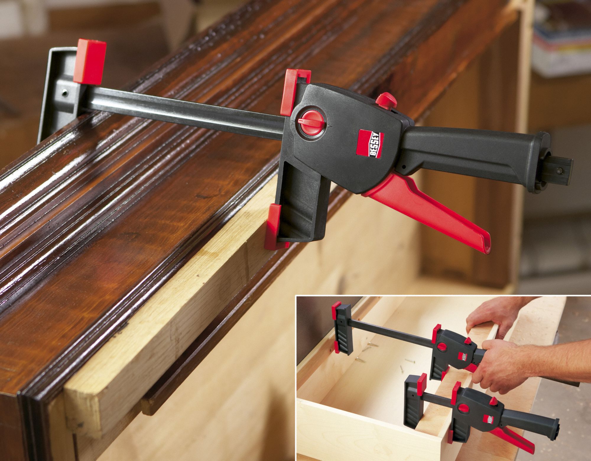 BESSEY 24 in (In.) Capacity Bar Clamp/Spreader 3 to 251/2 (In