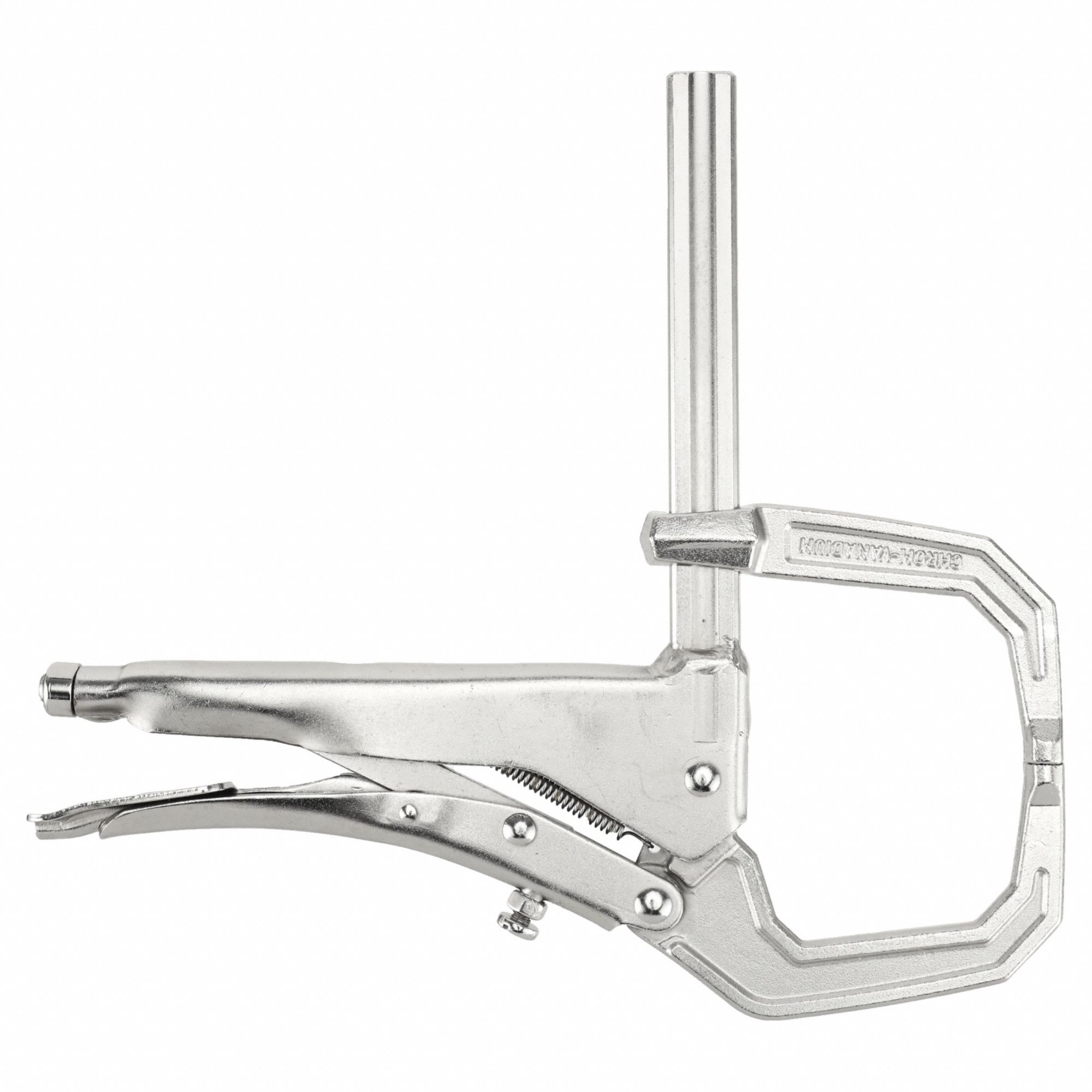 SLIDING ARM LOCKING CLAMP, FIXED, 4½ IN MAX JAW OPENING, 3 IN THROAT D, LEVER, 1 CLAMPS