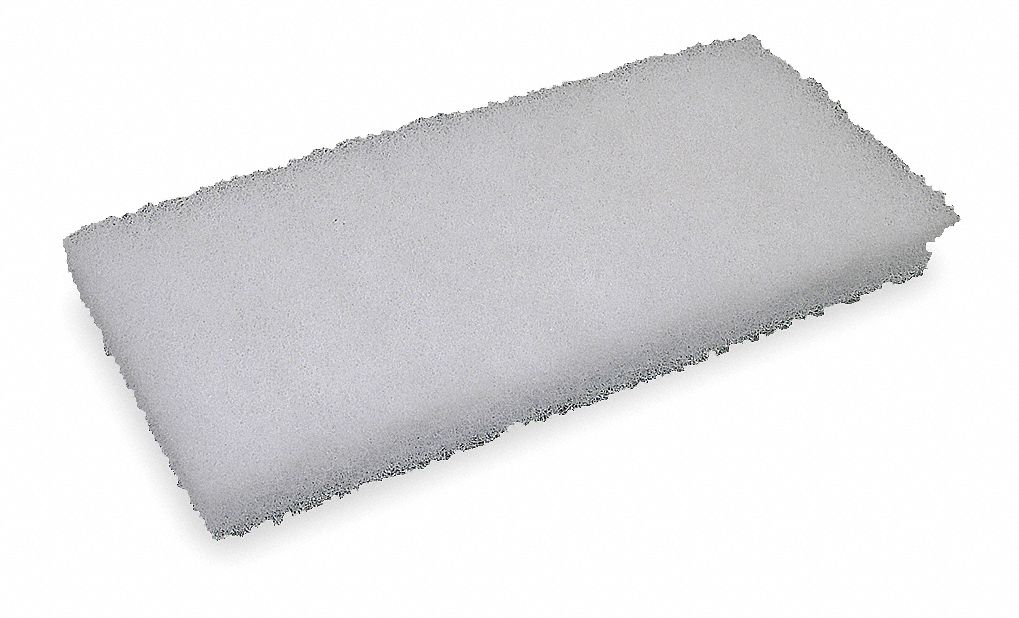 PAD,10 IN L,WHITE,4 1/2 IN W,PK5