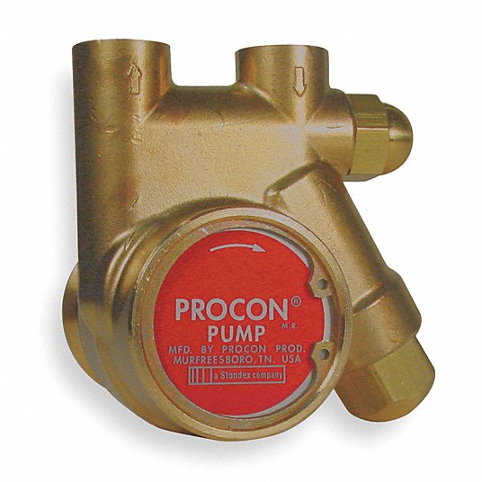 Pump,Rotary Vane,Brass PROCON 111A100F11AA 250 