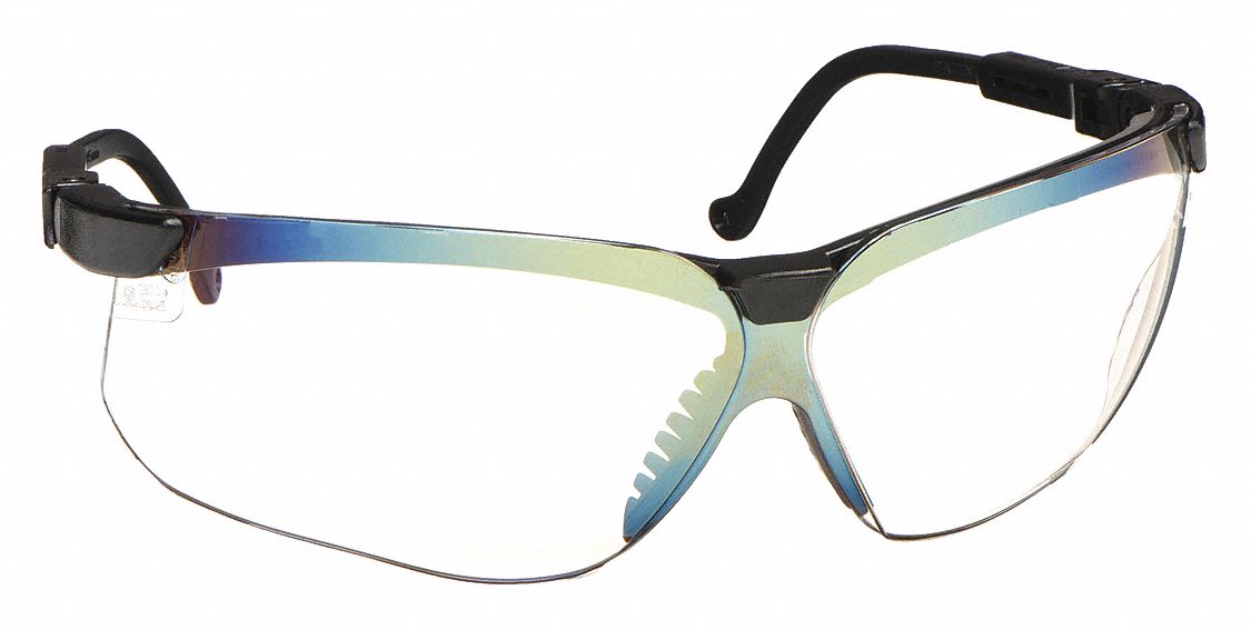 LUNETTES DE PROTECTION, DEMI-MONTURE, ENVELOPPANTE, PC/NYLON, ANTIRAYURES, NR/SCT REFLECT 50, CSA, M