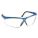 SAFETY GLASSES, HALF-FRAME, WRAPAROUND, PC, ULTRA-DURA HC, VAPOUR BLUE/CLEAR, CSA, M
