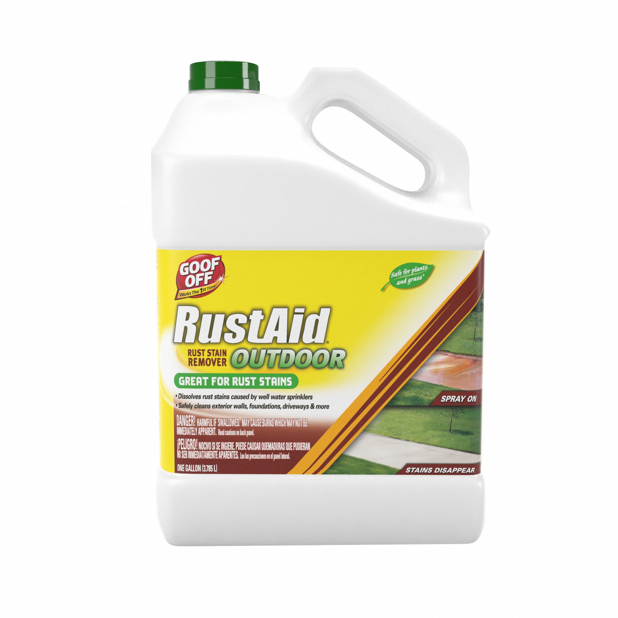 Rust Stain Remover: Jug, 1 gal Container Size, Ready to Use, Liquid
