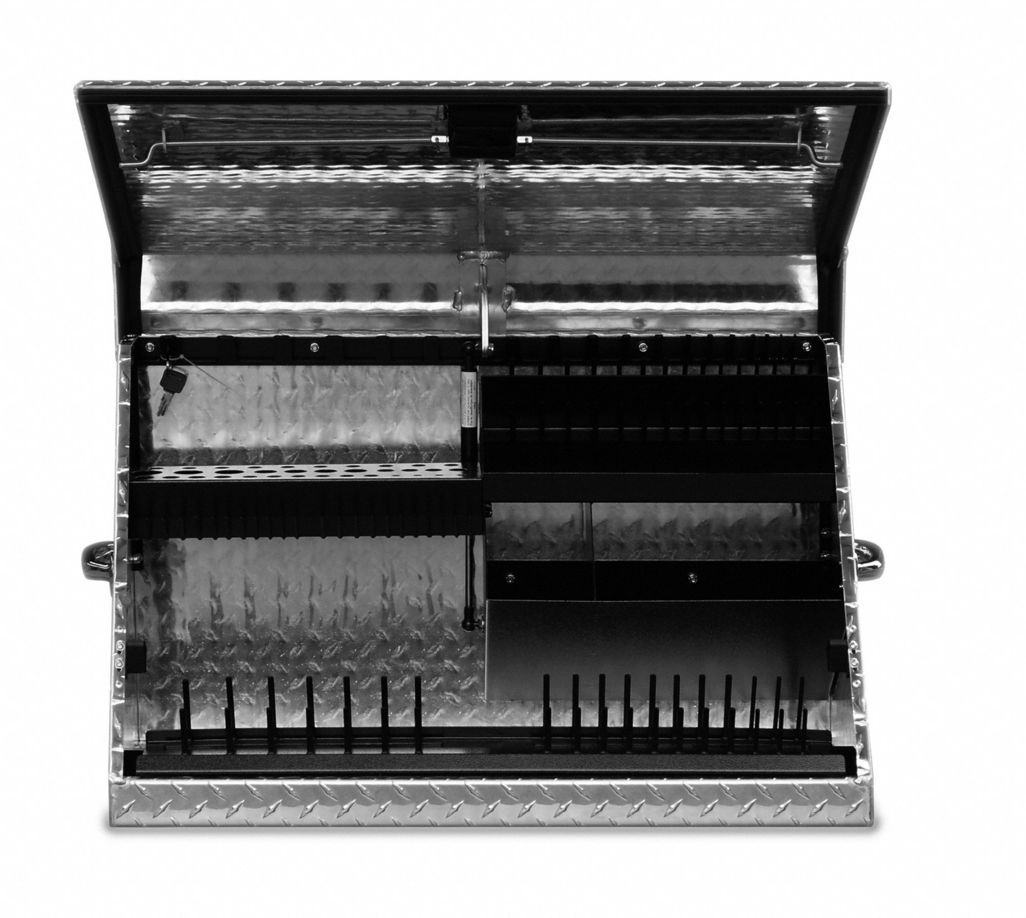 MONTEZUMA Aluminum Portable Tool Box, 18 1/8 in Overall Height, 30 in