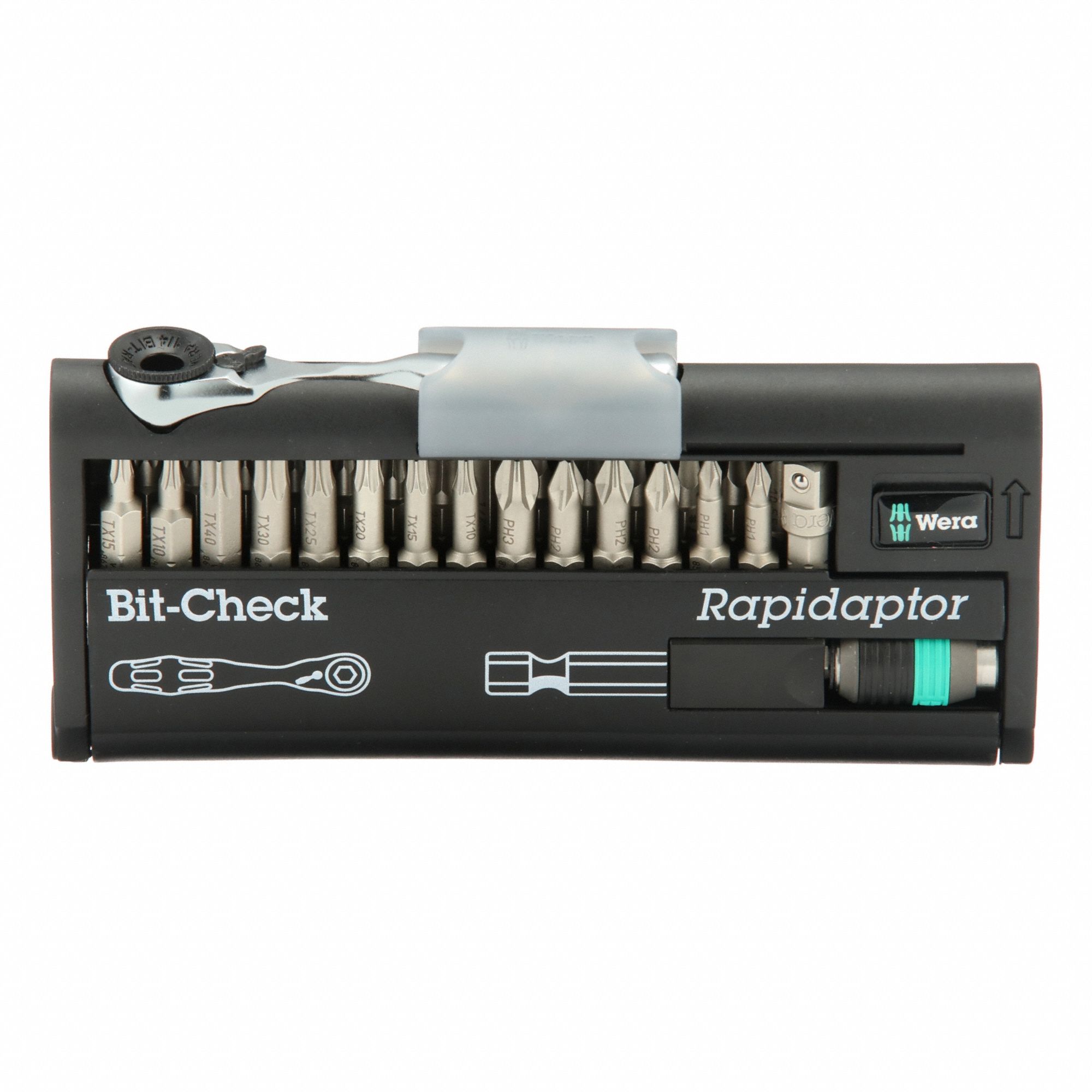 COFFRET DE 30 PCES MINI CLIQUET 1/4