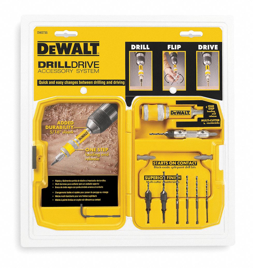 Dewalt drill drive countersink outlet kit