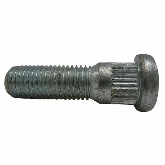 GRAINGER APPROVED 1/2"20 Alloy Steel Serrated Shoulder Wheel Bolt