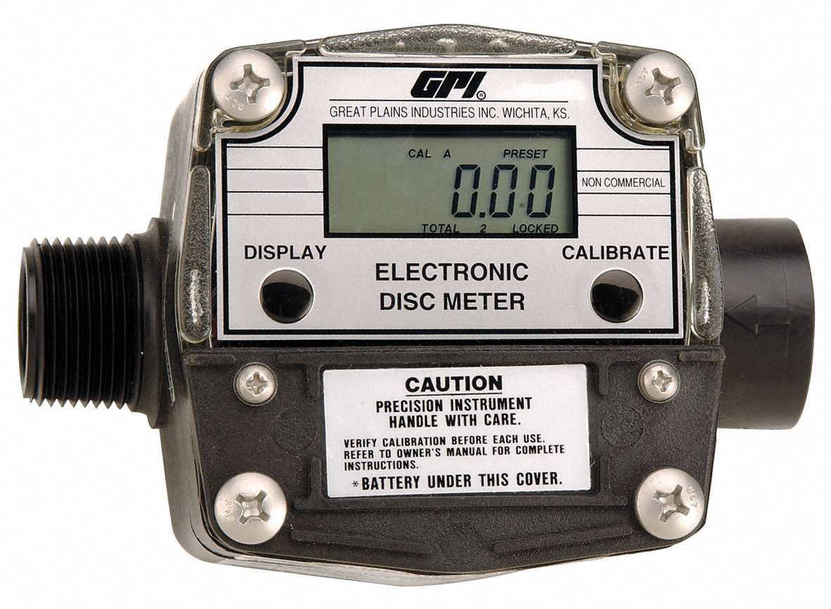 FLOMEC FLOWMETER,NUTATING DISC,1