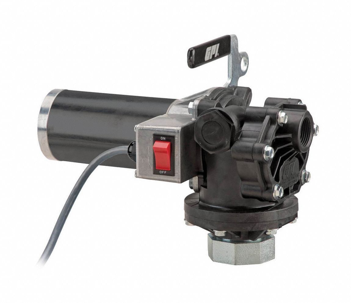 ELECTRIC DRUM PUMP, 12V DC, 12 GPM, 1/5 HORSEPOWER