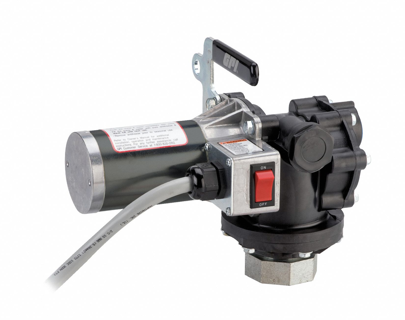 ELECTRIC DRUM PUMP,12VDC,8 GPM,1/3 HP