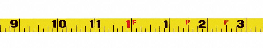 KESON 100 ft/30m Steel SAE/Metric Long Tape Measure, Orange - 6XGR0 ...