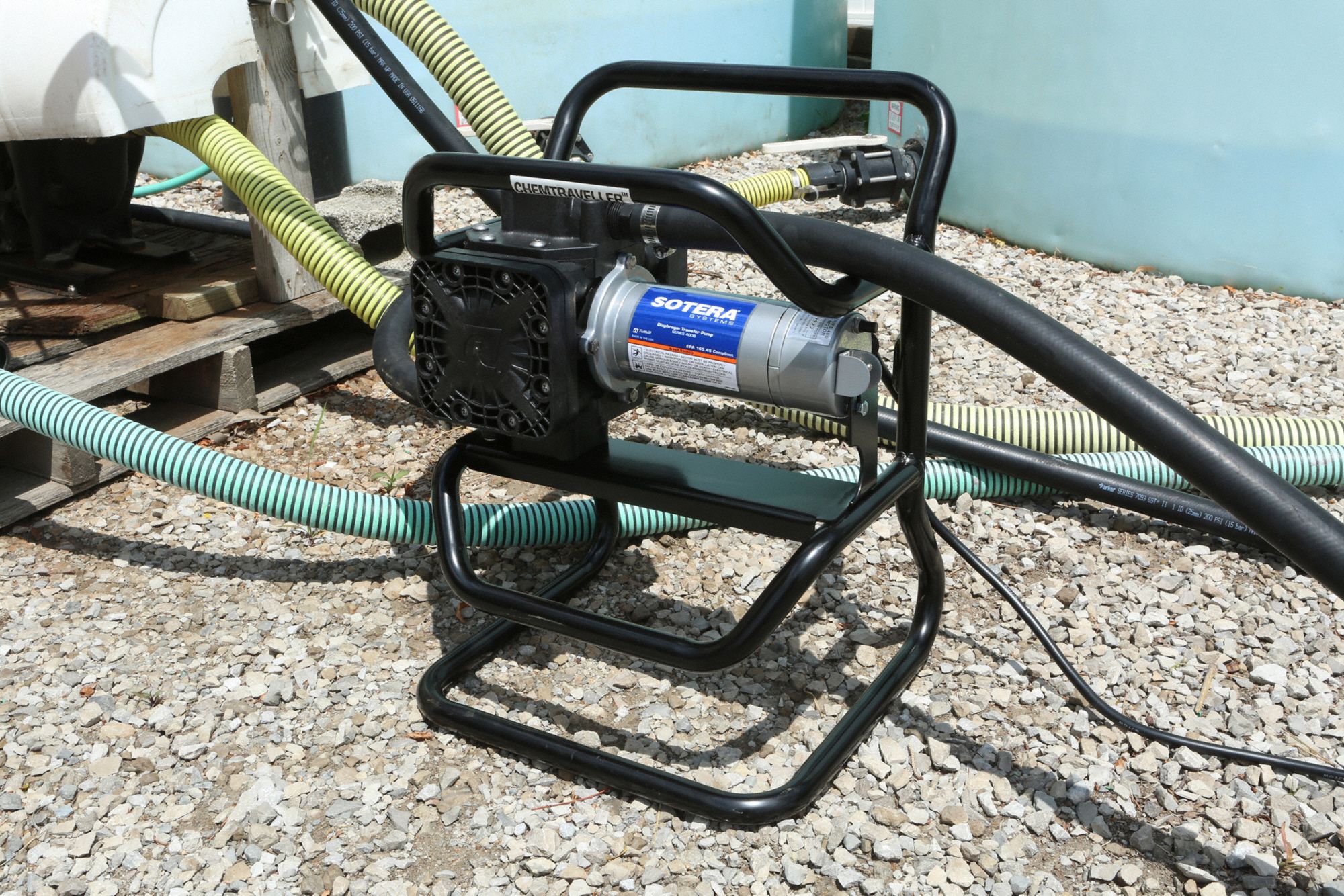 SOTERA Electric Operated Drum Pump 1/4 hp Motor HP, 55 gal For