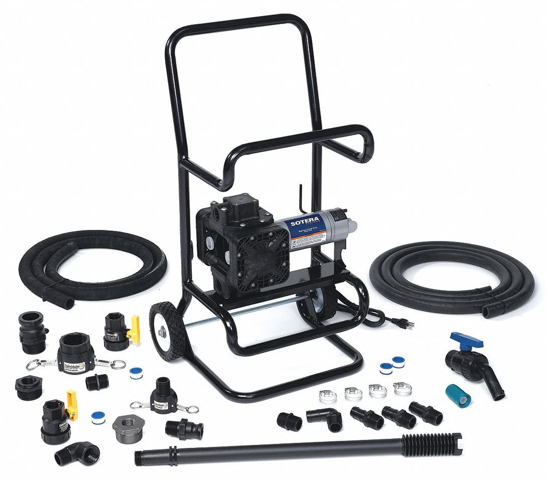 ELECTRIC DRUM PUMP,115VAC,13 GPM,1/4 HP