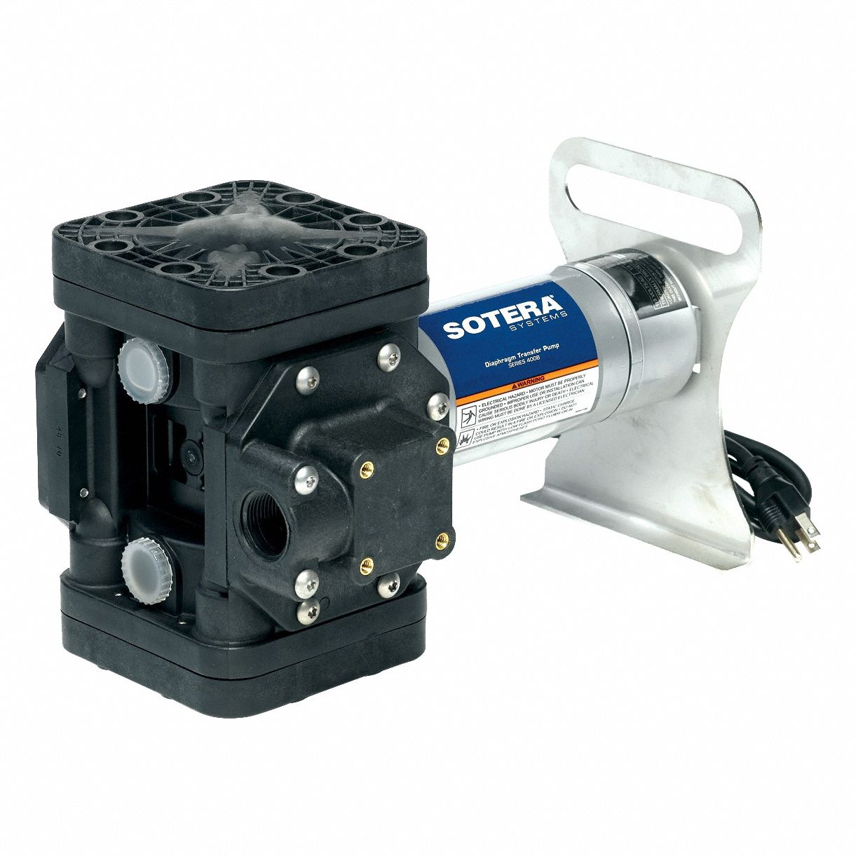 ELECTRIC DRUM PUMP, 115V AC, 13 GPM, 1/4 HORSEPOWER