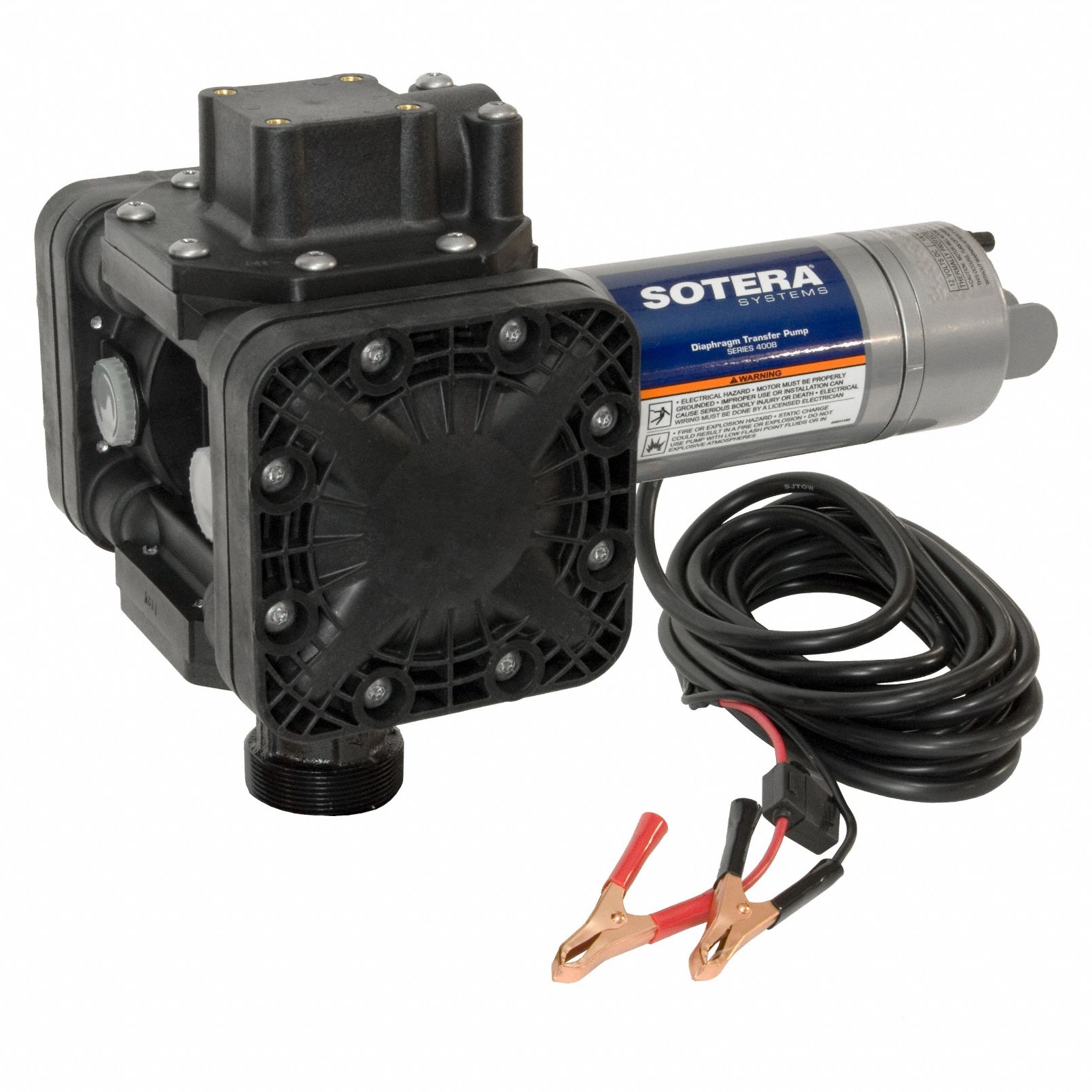 ELECTRIC DRUM PUMP,12VDC,13 GPM,1/4 HP