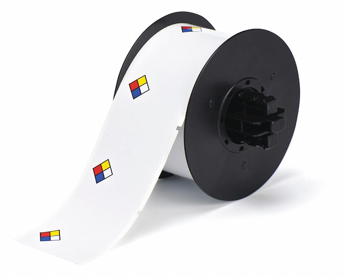 RTK LABEL,RED/YELLOW/BLUE/WHITE,2.250 IN