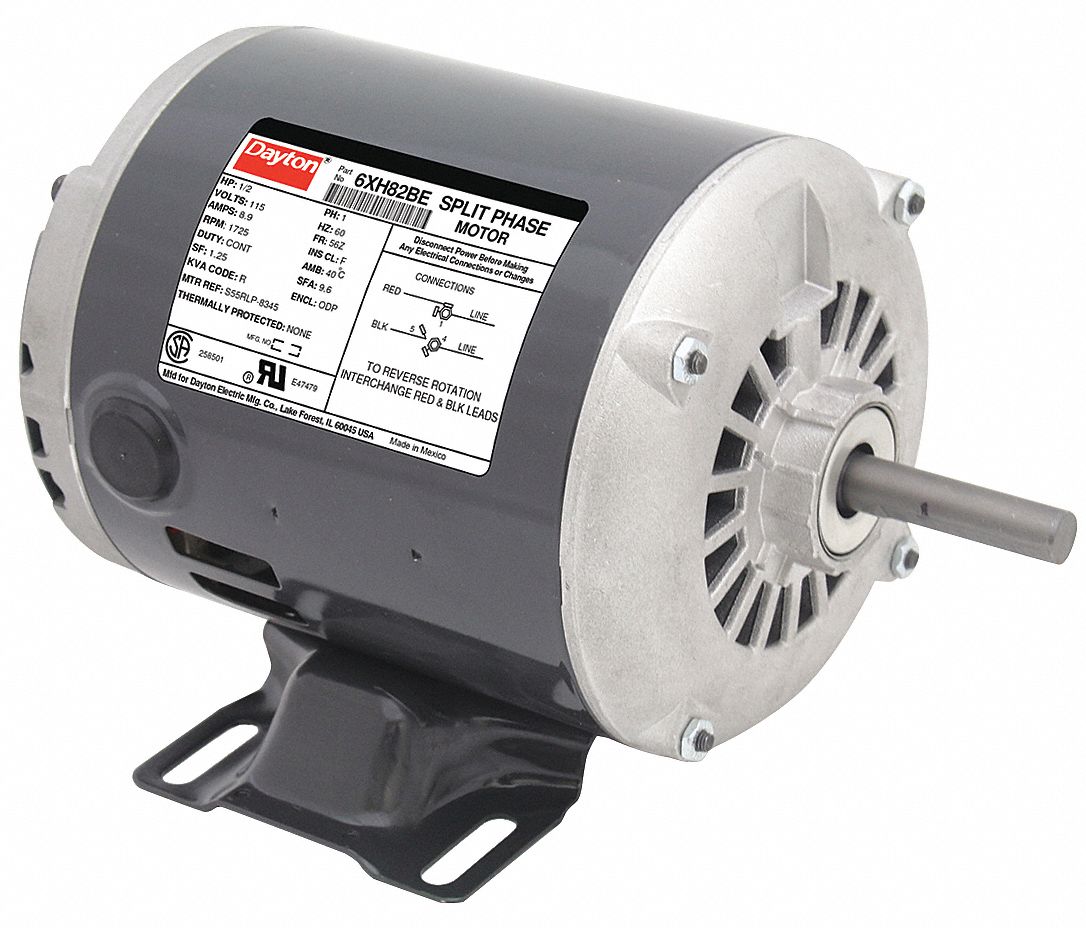 Dayton Split Phase Motor Wiring Diagram - Wiring Diagram