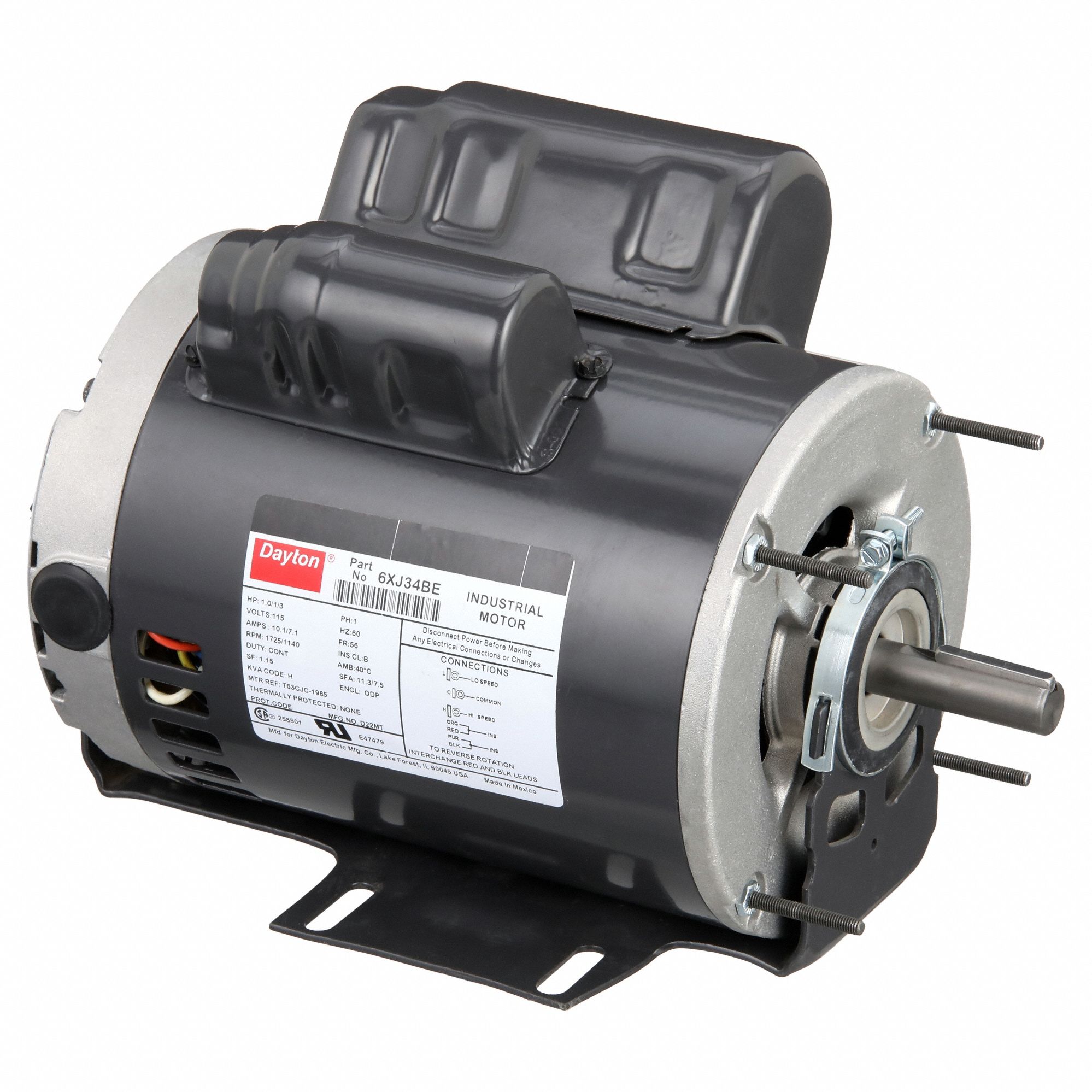 MTR GP,DCCR,PR,1 HP,1725 T/M,56