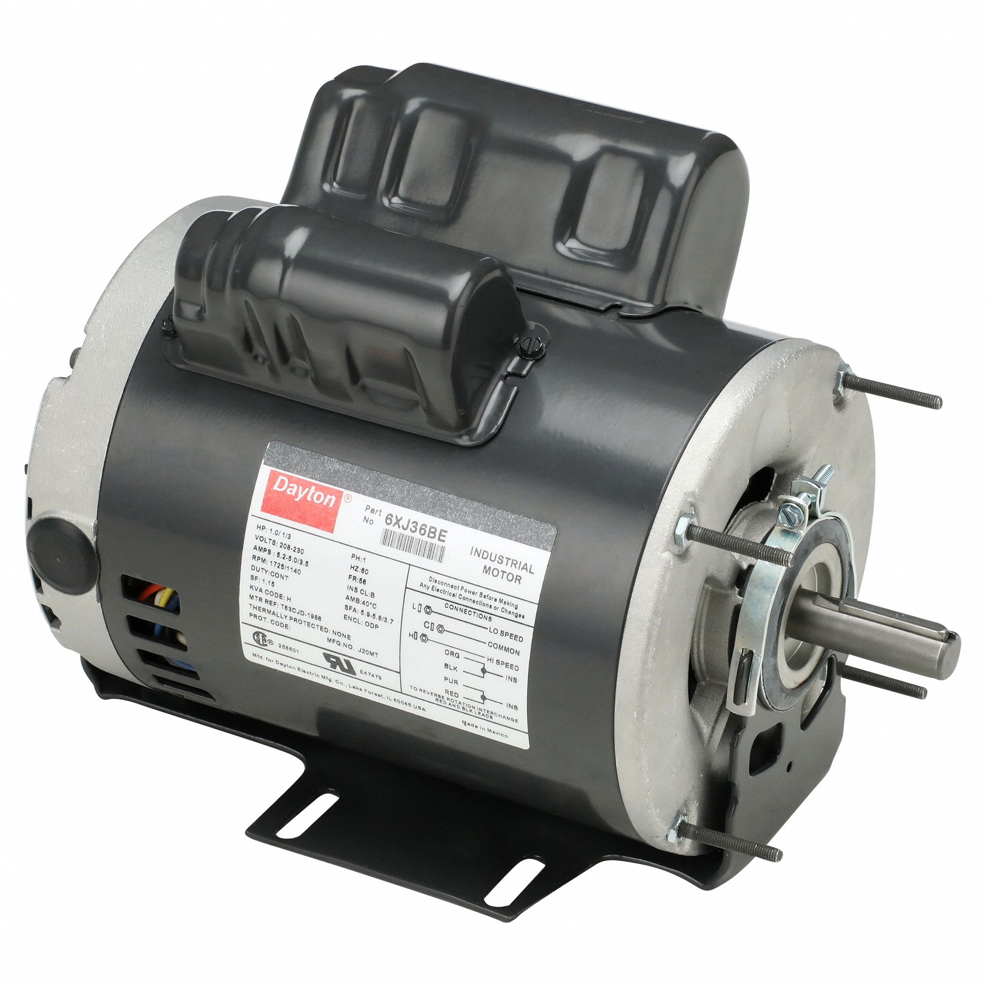 MTR GP,DCCR,PR,1 HP,1725 T/M,56
