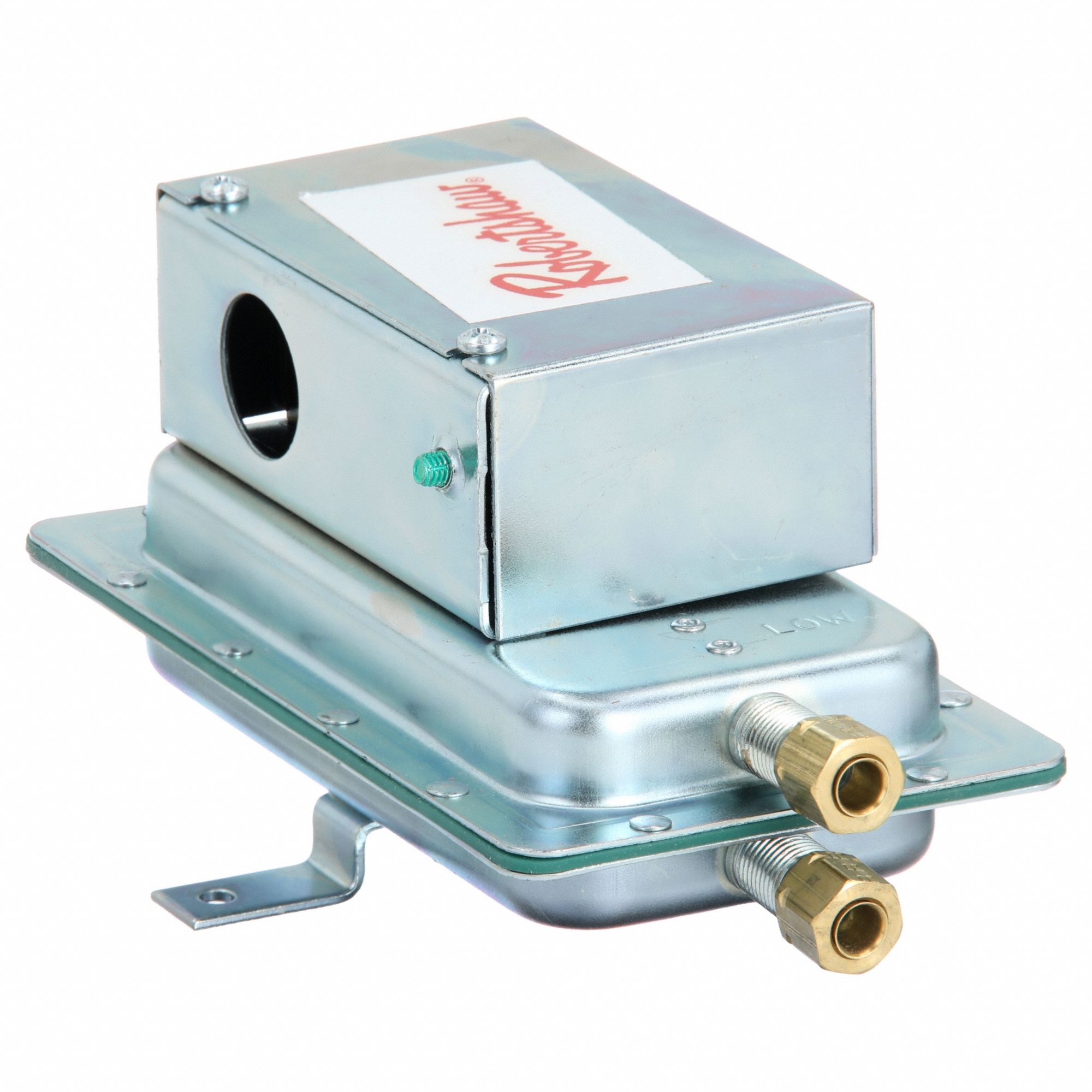 Air Pressure Switch: Adj, Auto Reset, 0.05 in wc to 12 in wc, Conduit Box, SPDT