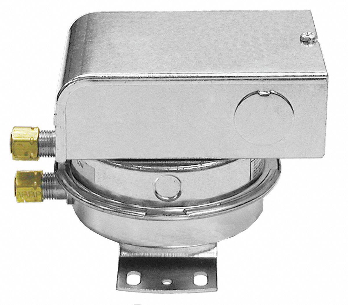Air Pressure Switch: Adj, Auto Reset, 0.02 in wc to 0.5 in wc, Conduit Box, SPDT