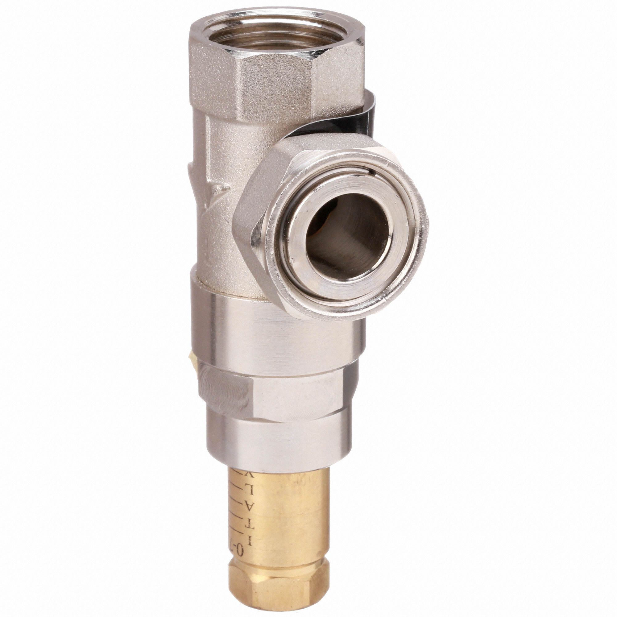 TACO FNPT x NPT Union Differential Bypass Valve, 200 psi Max. Pressure