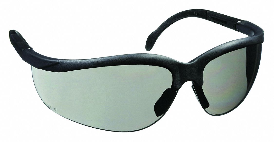Safety Glasses,  Gray,  Black