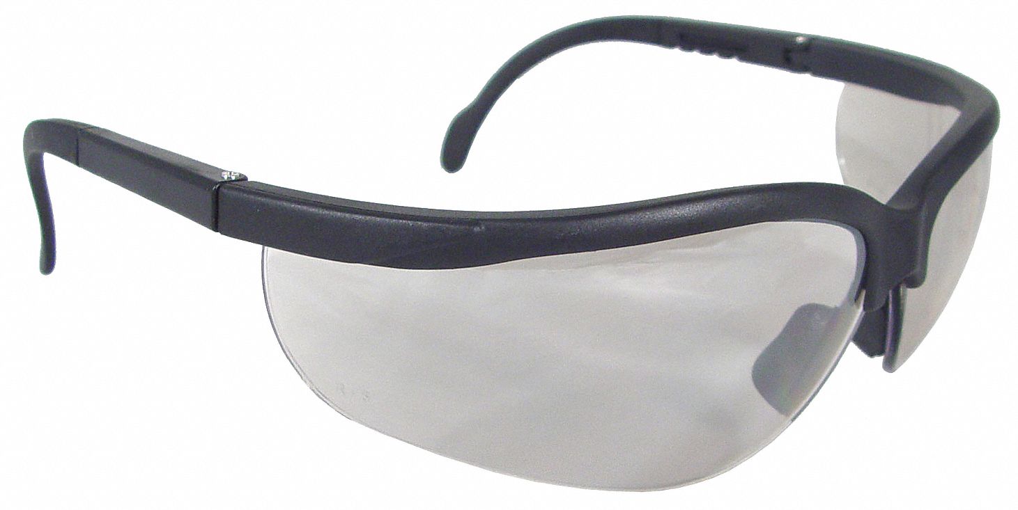 Safety Glasses Light Gray Black