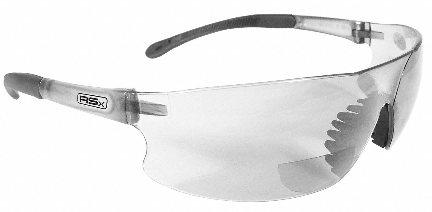 RADIANS Bifocal Safety Reading Glasses AntiScratch, No Foam Lining