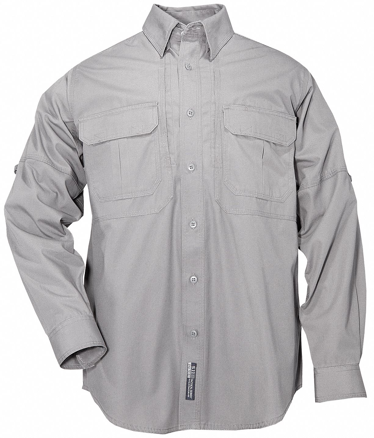 5.11 TACTICAL Woven Tactical Shirt, Gray, XL - 6XKN6|72157 - Grainger