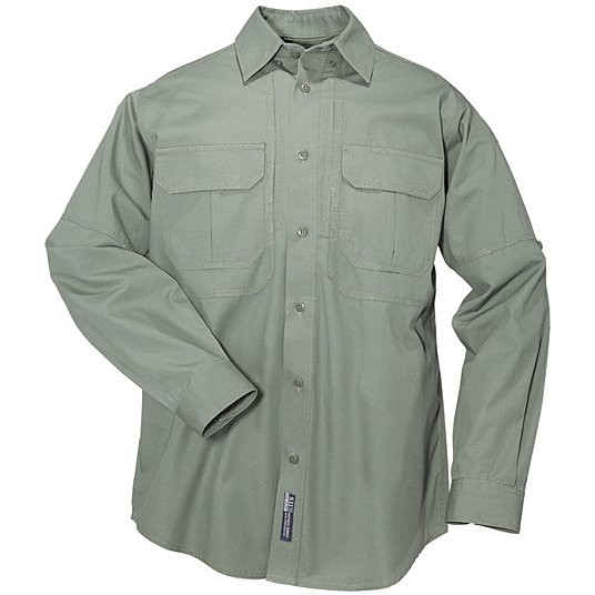 5.11 Mens Cotton Multi-Purpose Tactical Long Sleeve Shirt Style 72157