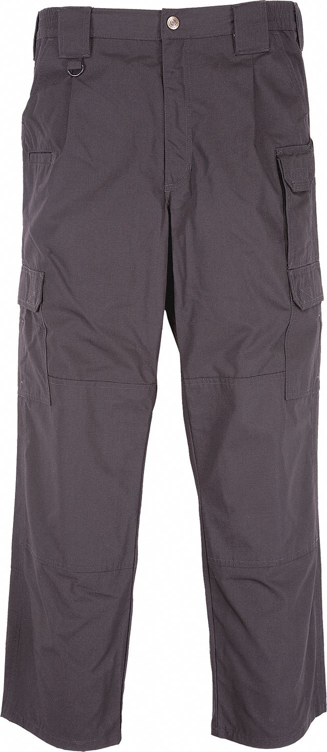 Tactical Pants: Charcoal, Fits 46 in Waist, 39 1/2 in Inseam, Gen