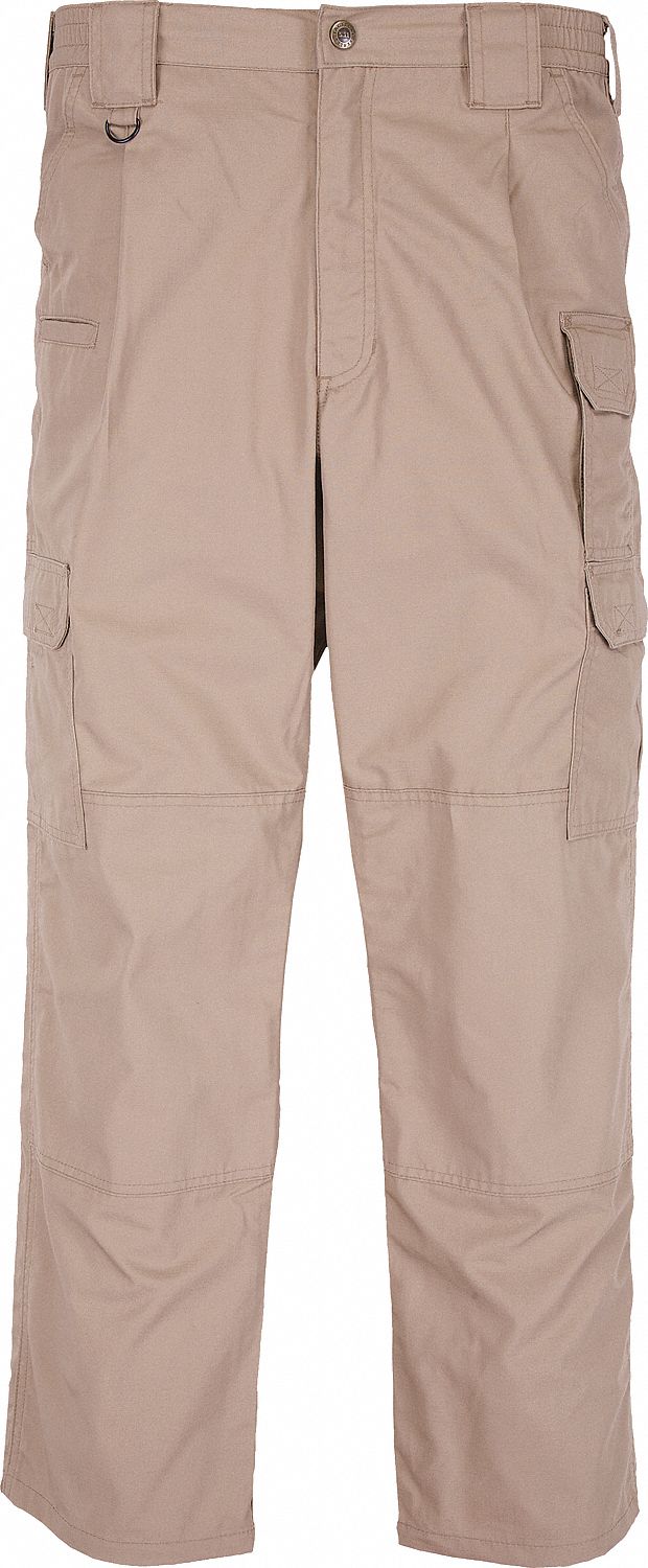 Tactical Pants: Coyote, Fits 46 in Waist, 39 1/2 in Inseam, Gen