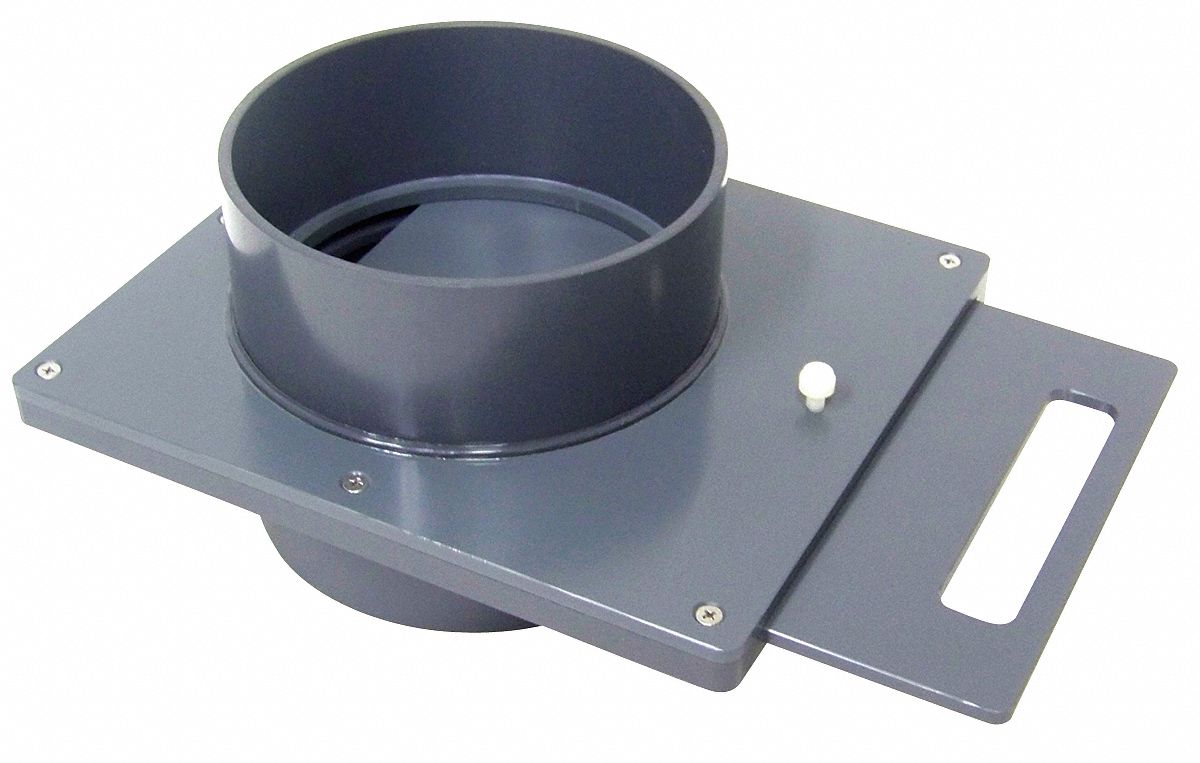 PLASTIC SUPPLY BLASTGATE,PVC,8" Blastgates WWG6XME6 PVCB08