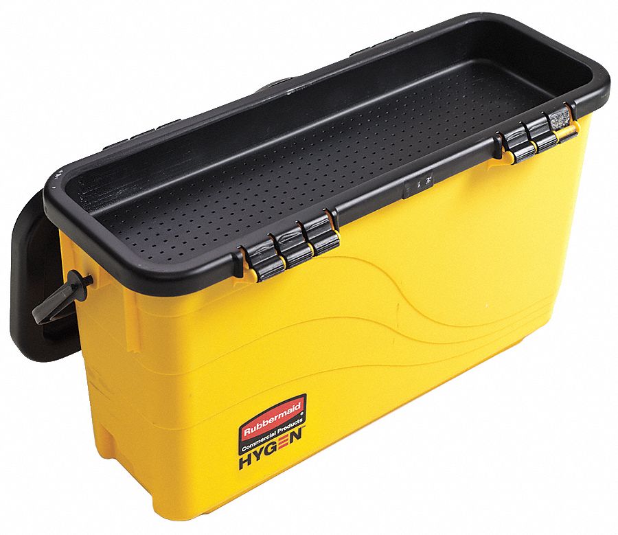 RUBBERMAID COMMERCIAL PRODUCTS Cubeta para Trapeador con Exprimidor 7.75  gal. Plástico Amarillo - Cubetas para Trapeador con Exprimidor - 28T679